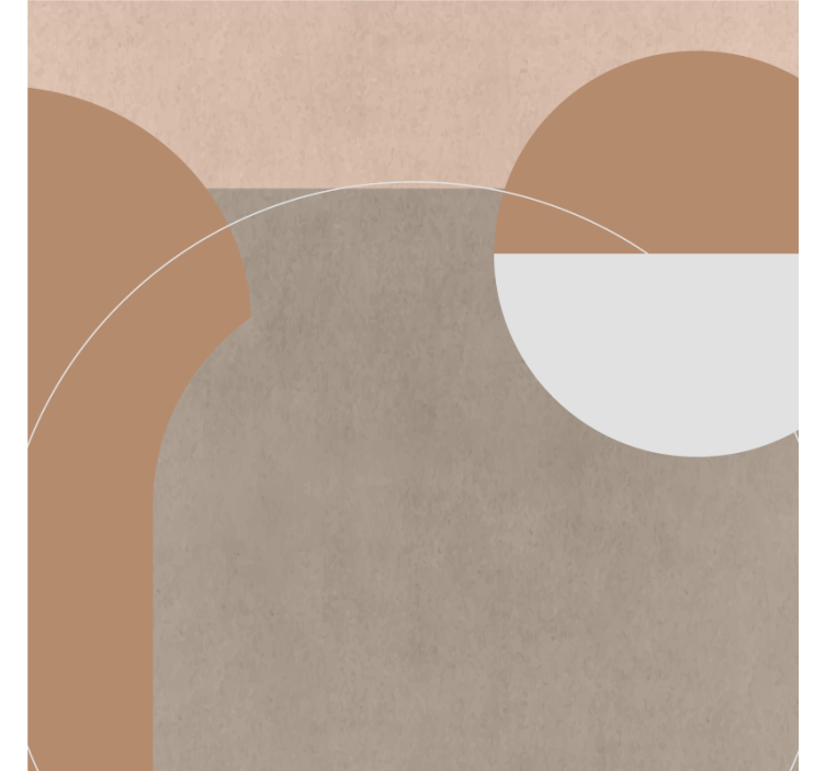 모던 포스트 분지 추상 기하학적 형태 - TenStickers