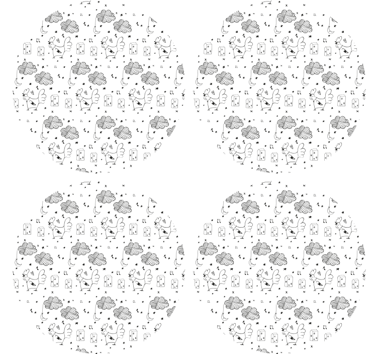 맞춤형 포스트글라스 매력적인 농가 모티프 - TenStickers
