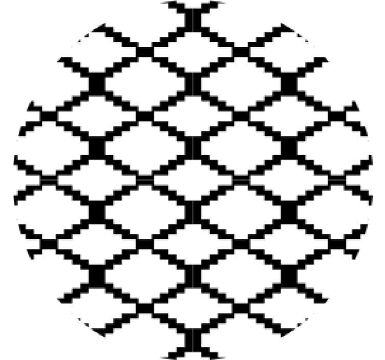 텍스처 효과 텀블러 기하학적 패턴 오버레이 - TenStickers