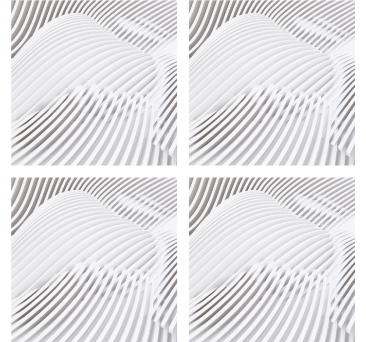 추상 구성 질감 효과 코스터 - TenStickers