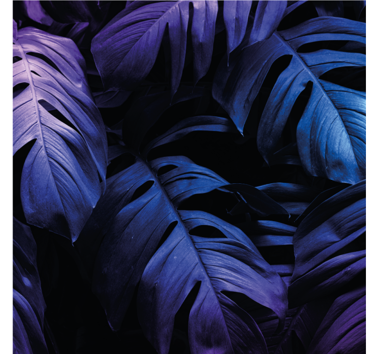 텍스처 효과 텀블러 푸르른 잎사귀 모티프 - TenStickers