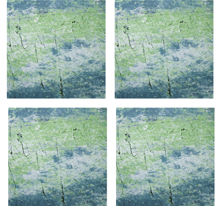 맥주 매트 컵 받침 텍스처 그린 표면 - TenStickers