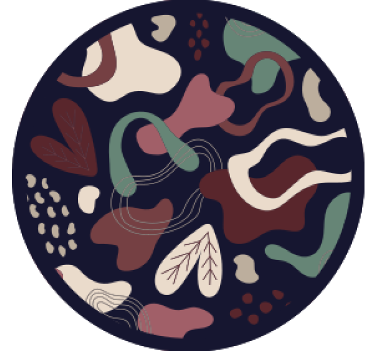 텍스처 효과 텀블러 유기적 형태 패턴 - TenStickers