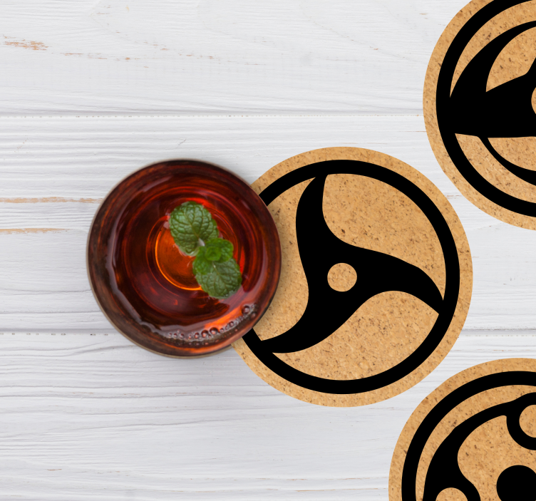 애니메이션 표지판 및 기호 괴짜 컵 받침 - TenStickers