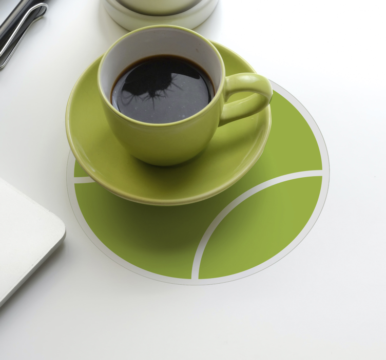 만화 테니스 공 코스터 - TenStickers