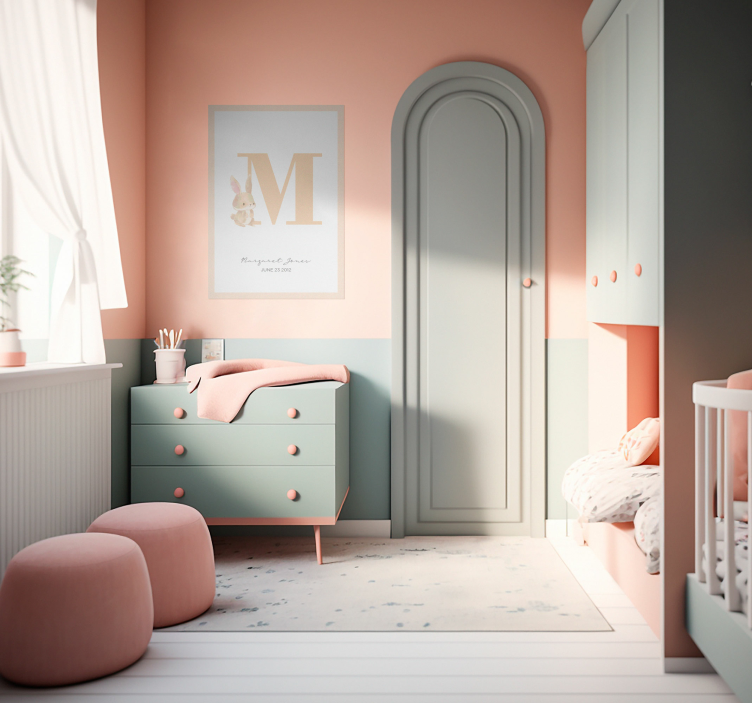 맞춤형 초기 맞춤형 포스터 - TenStickers