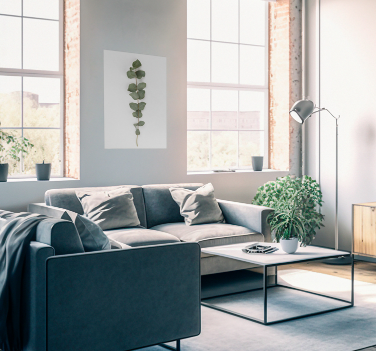 나무가 있는 포스터 이카립투스 잎 - TenStickers