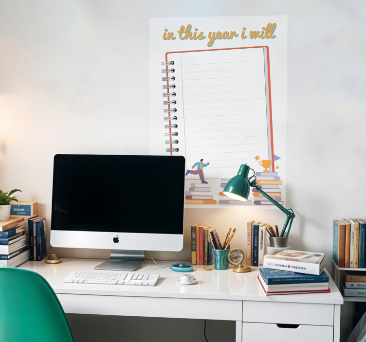 모든 포스터 올해의 목표 - TenStickers