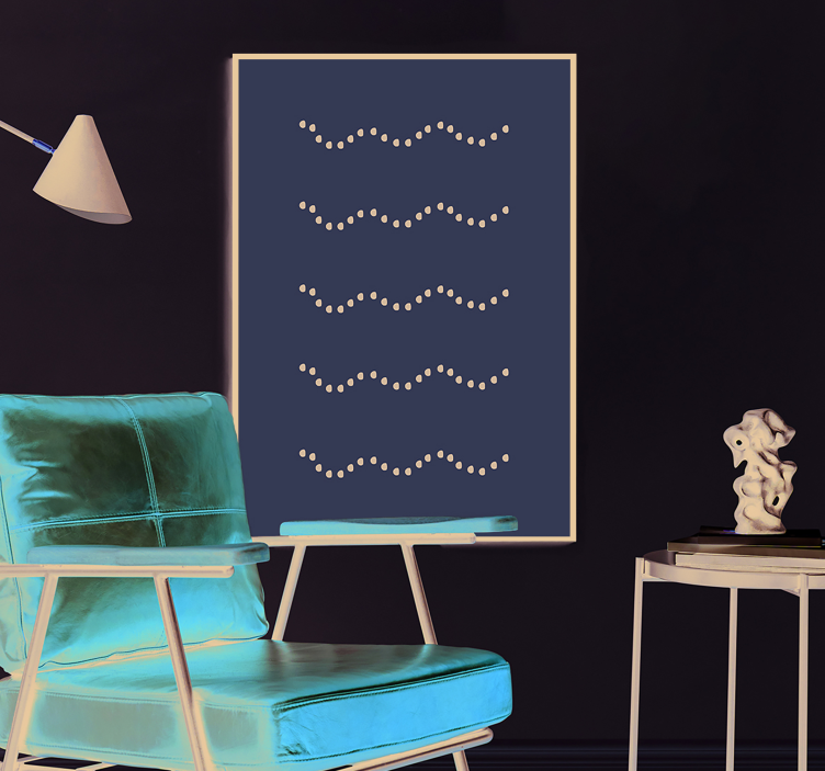 스칸디나비아 포스터 바닥의 돌 - TenStickers