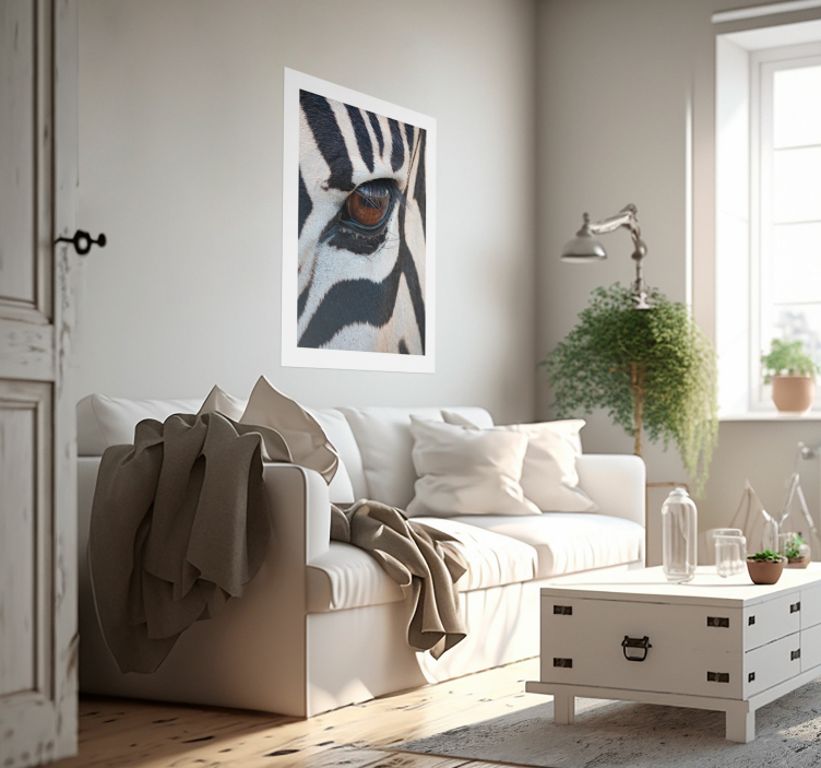 다른 동물이 있는 포스터 카마루의 눈 - TenStickers