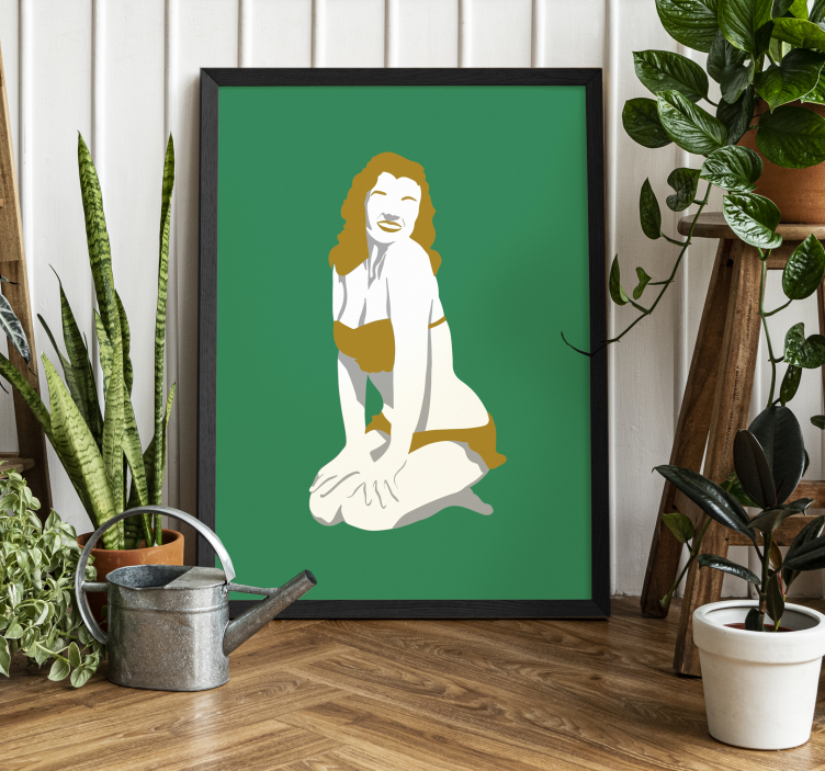 모든 포스터 50년대 영화배우 핀업 - TenStickers