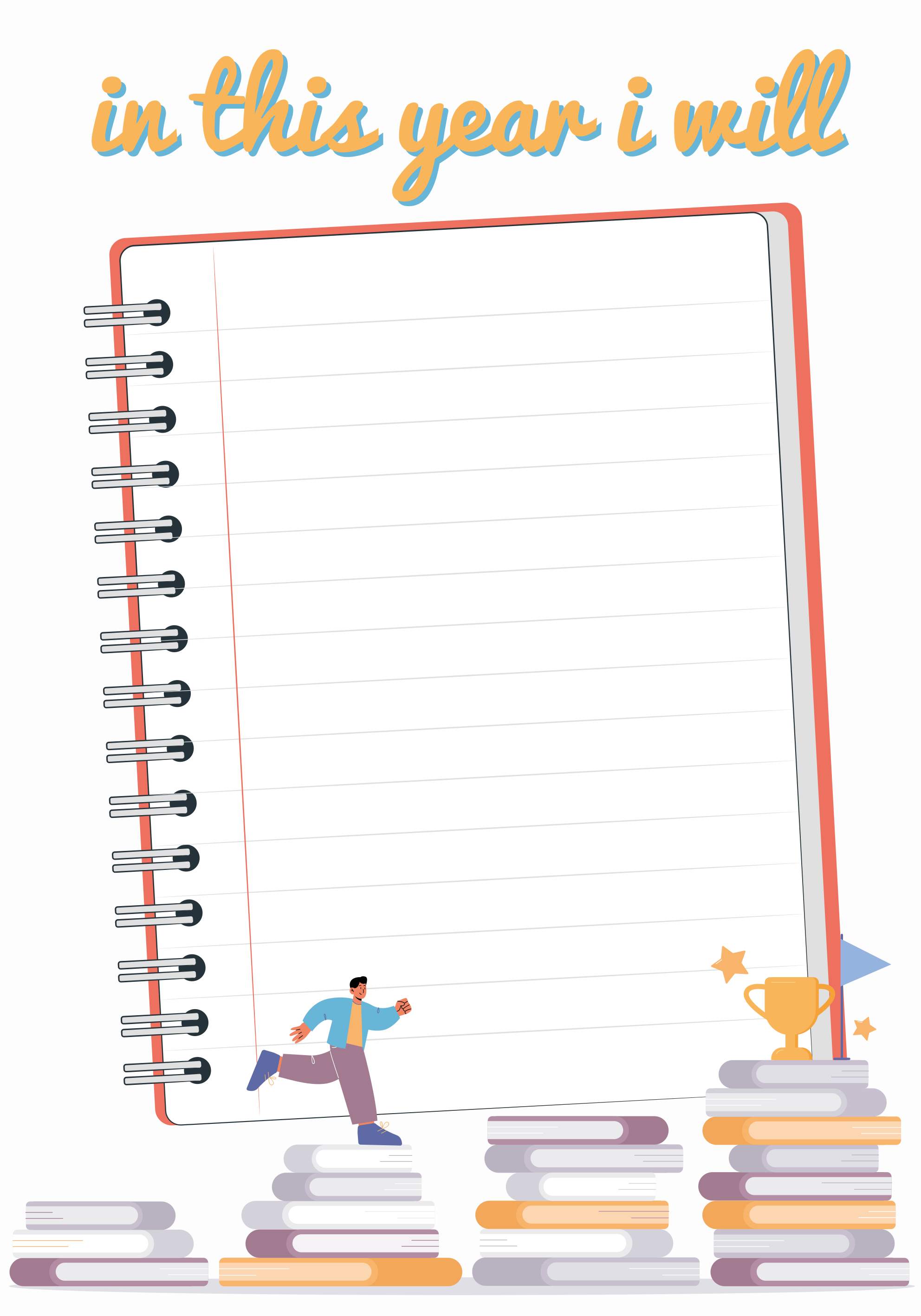 모든 포스터 올해의 목표 - TenStickers