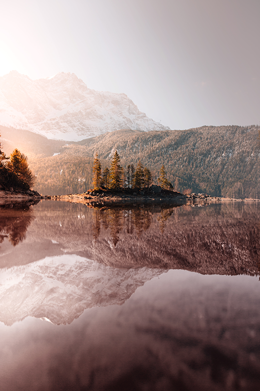 현실적인 사진 포스터 노르딕 산맥 - TenStickers