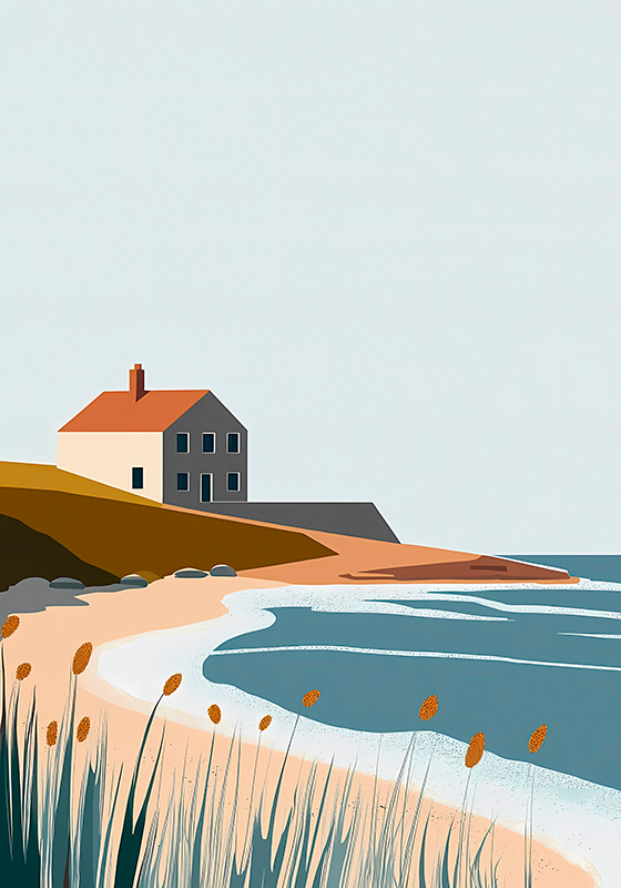 포스터 아트 드로잉 조용한 삶 - TenStickers