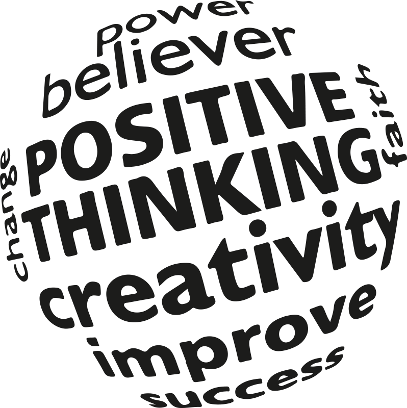 사무실용 침실 포스터 힘을 믿고 발전하기 - TenStickers