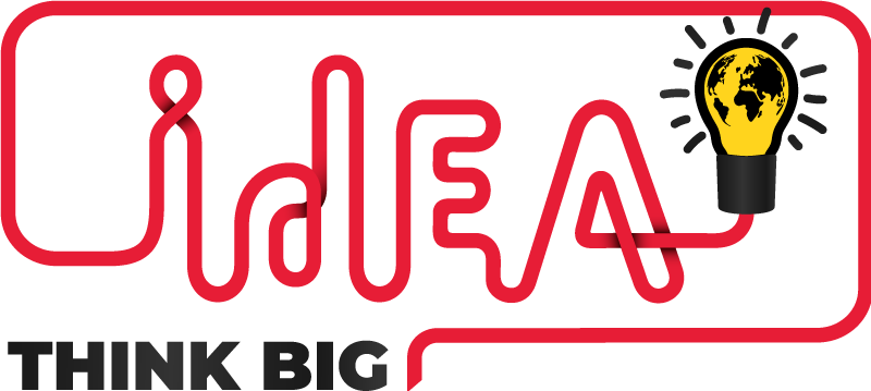 사무실용 침실 포스터 큰 생각 전구 - TenStickers