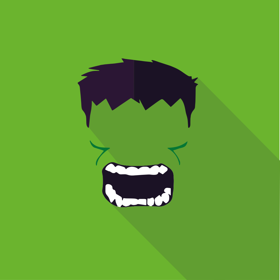 포스터 청소년 침실 녹색 슈퍼히어로 - TenStickers