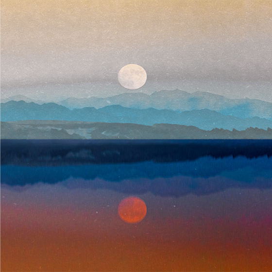 거실용 포스터 침실 우주 아름다운 달 디자인 - TenStickers