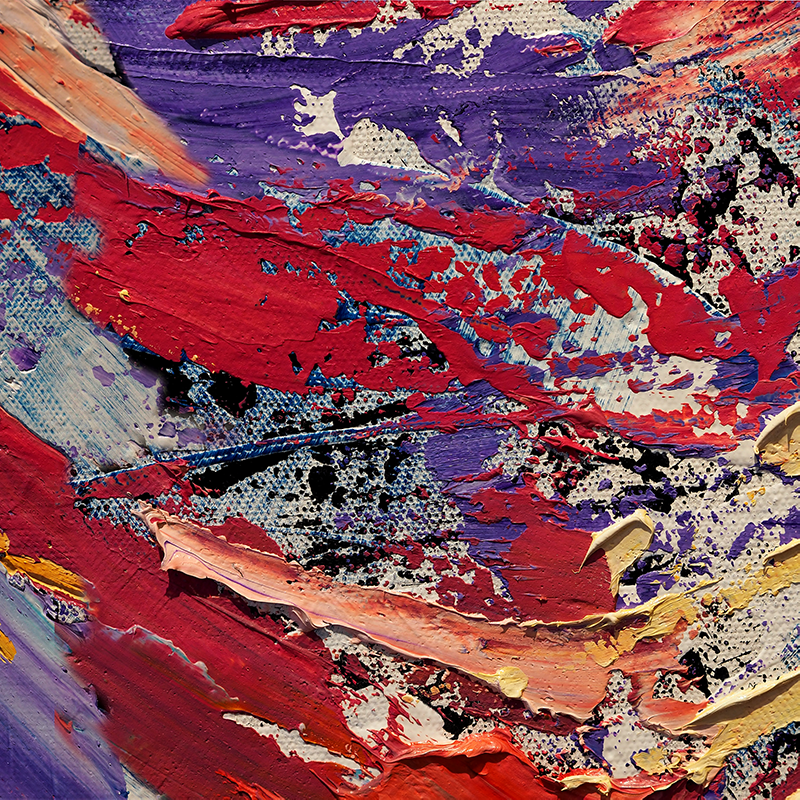 거실용 포스터 침실 물감 splash 컬러화 - TenStickers