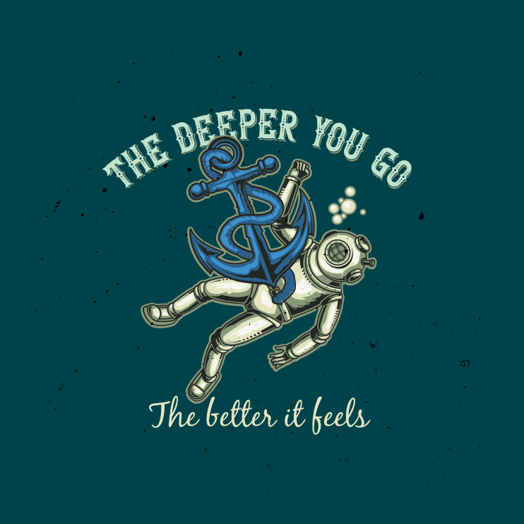 거실용 포스터 침실 깊이 들어갈수록 더 많은 것을 말해준다 - TenStickers