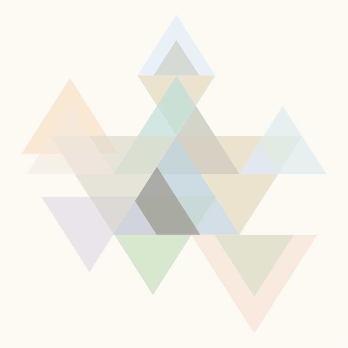 거실용 포스터 침실 다채로운 삼각형 벽화 - TenStickers