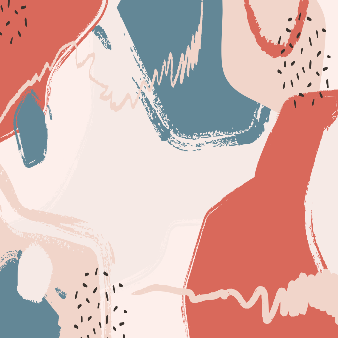 거실용 포스터 침실 추상 벽 예술 형태 - TenStickers