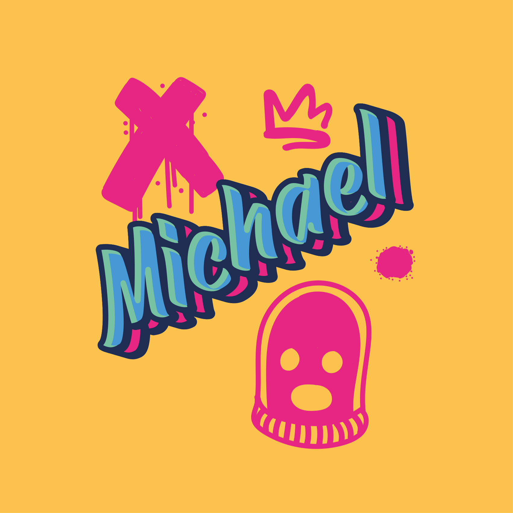 포스터 청소년 침실 대담한 글자 표현 - TenStickers