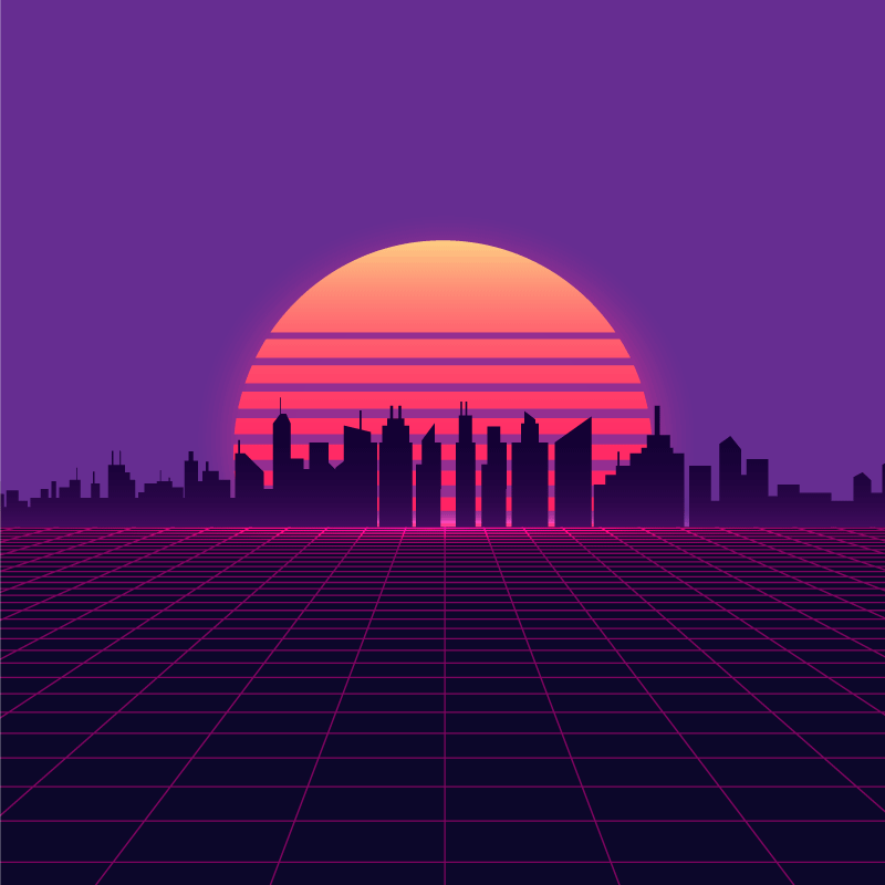 포스터 도시 및 국가 고급 도시 경관 - TenStickers