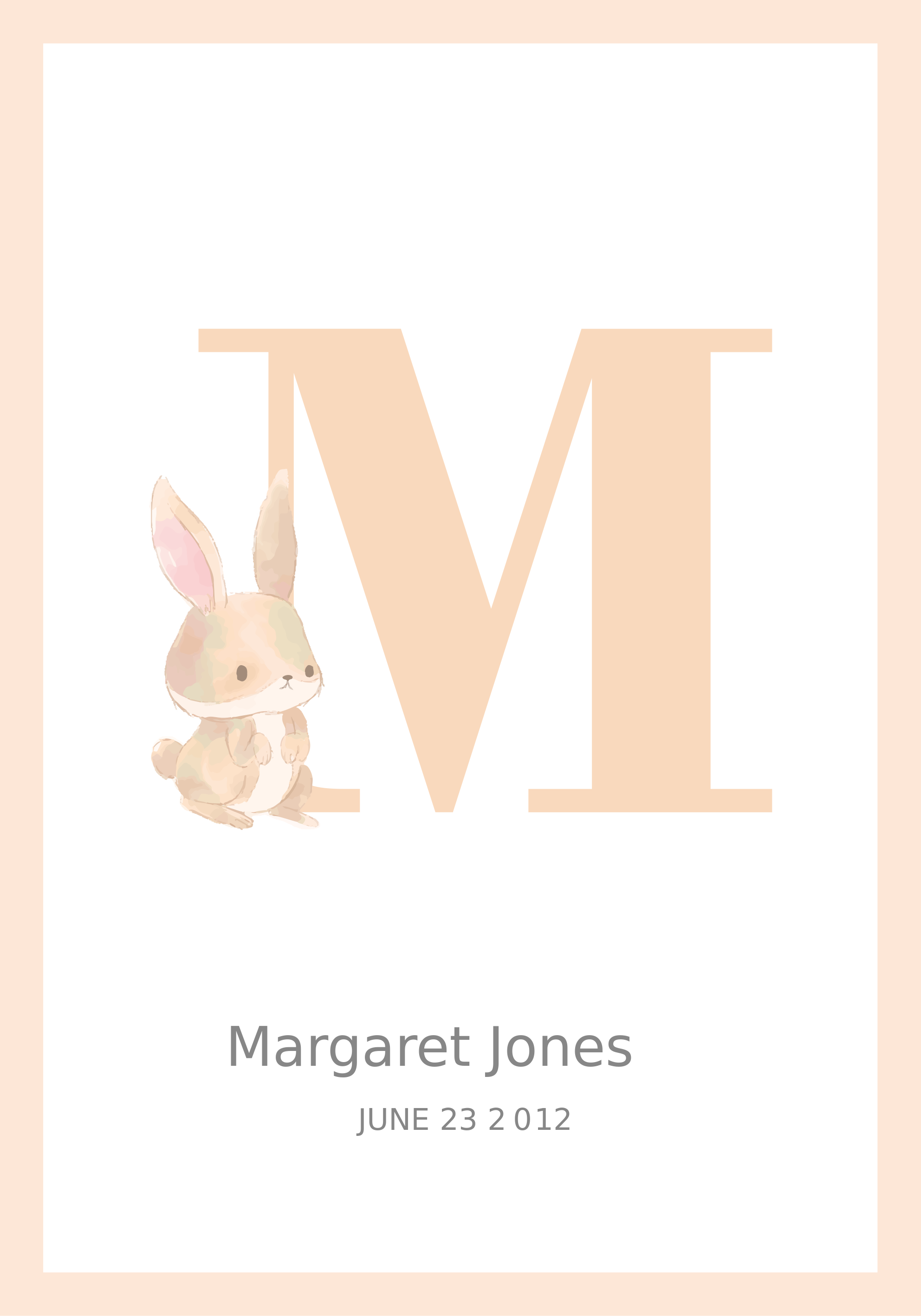 맞춤형 초기 맞춤형 포스터 - TenStickers