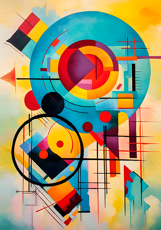 예술적 포스터 추상 표현주의 - TenStickers