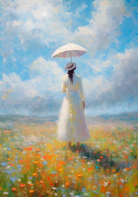 예술적 포스터 printemps 인상주의 - TenStickers