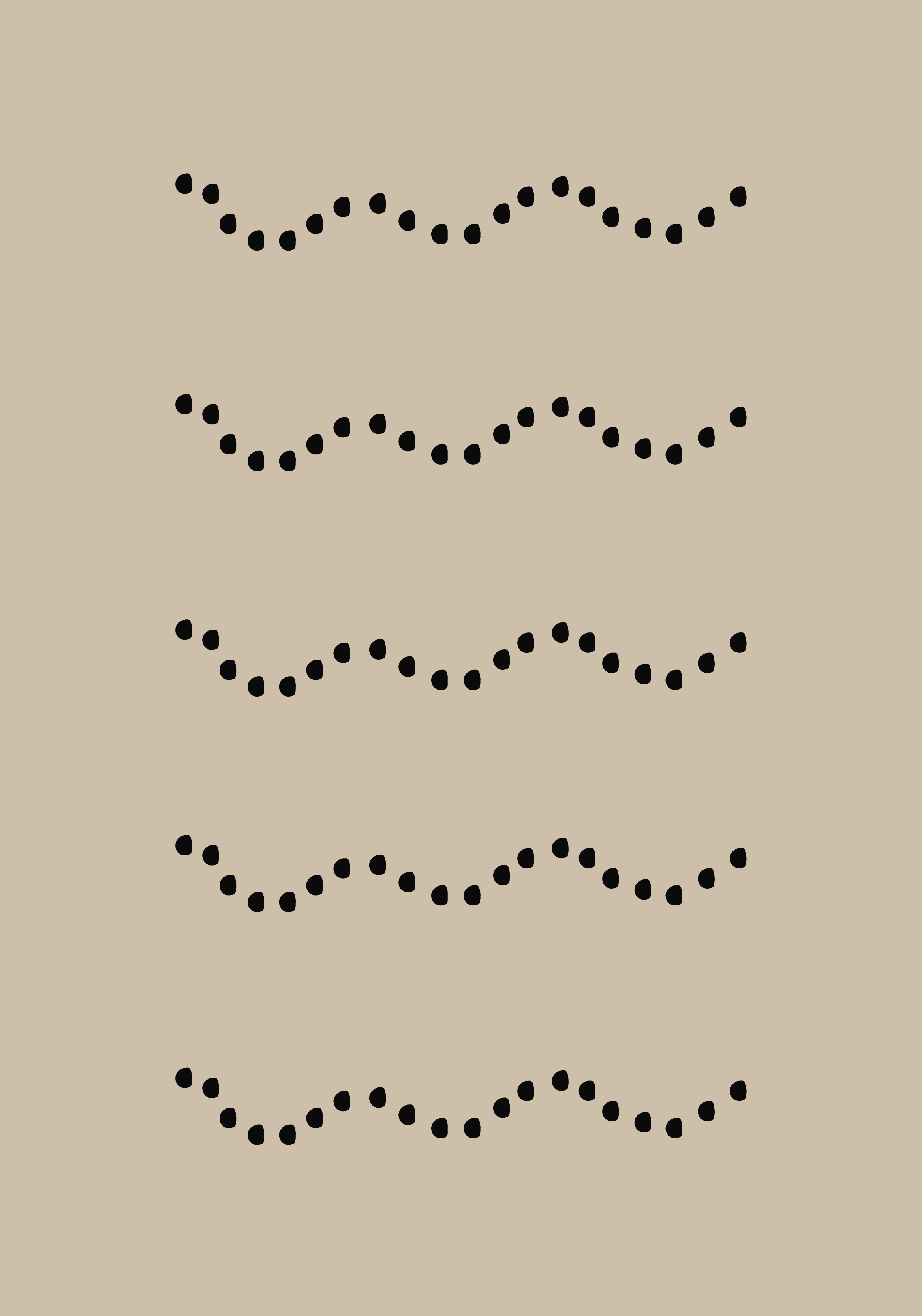 스칸디나비아 포스터 바닥의 돌 - TenStickers