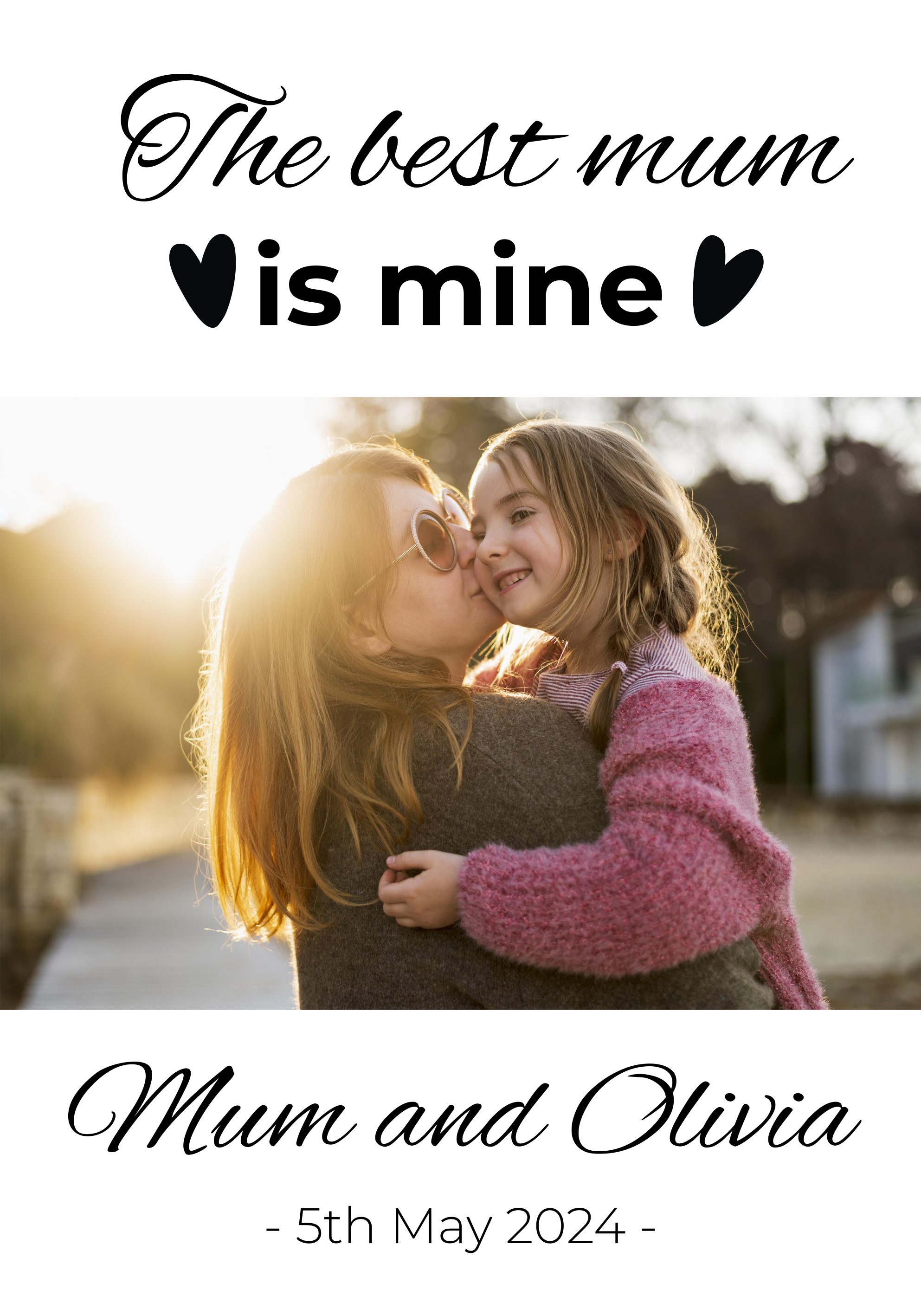 거실용 포스터 침실 최고의 엄마 - TenStickers