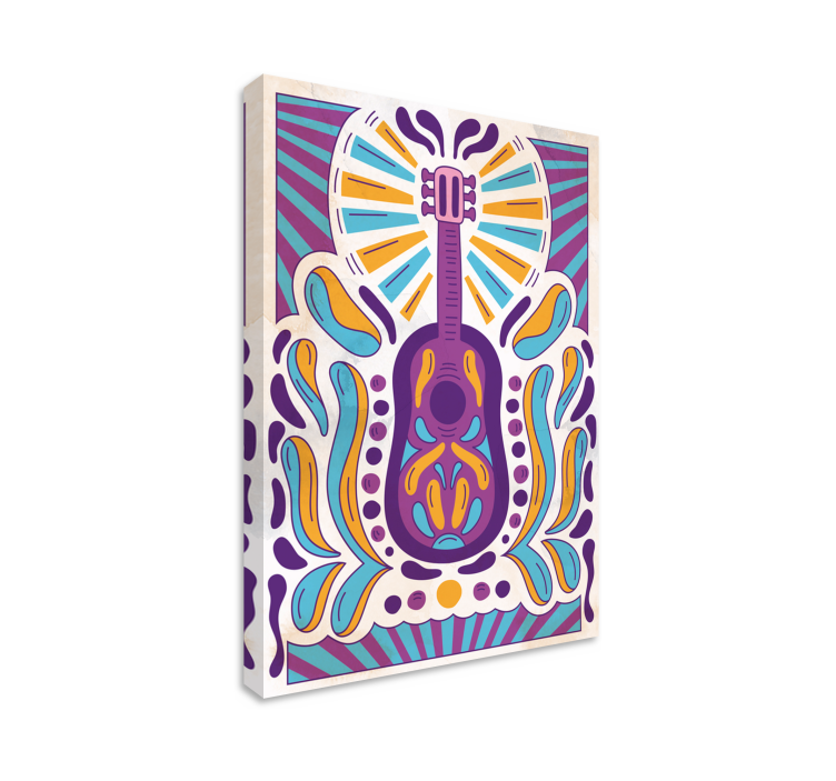 뮤지컬 모티프 캔버스 아트 - TenStickers