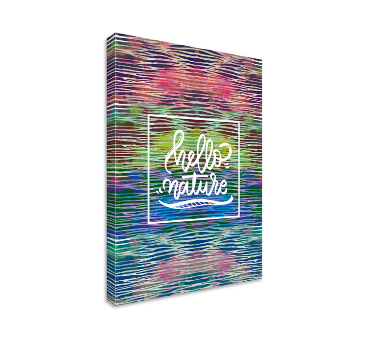 쉼표가 반전된 상자, 자연을 안녕하세요 - TenStickers