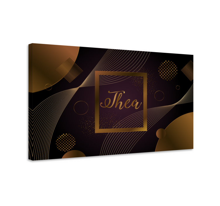 꽃과 식물이 있는 그림 우아한 원형 디자인 - TenStickers