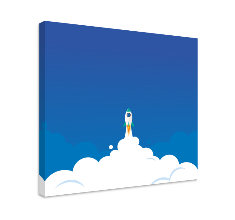 공룡이 있는 그림 로켓 발사 모험 - TenStickers