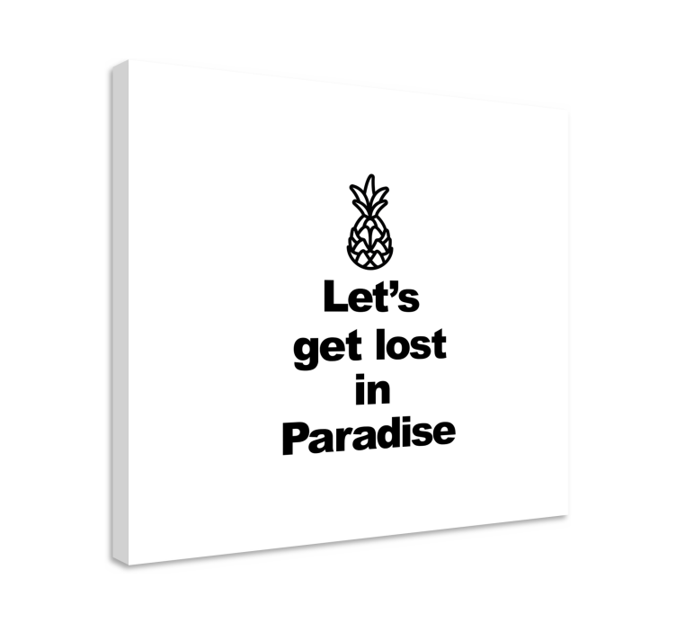 쉼표가 반전된 상자, 파인애플 모험 명언 - TenStickers