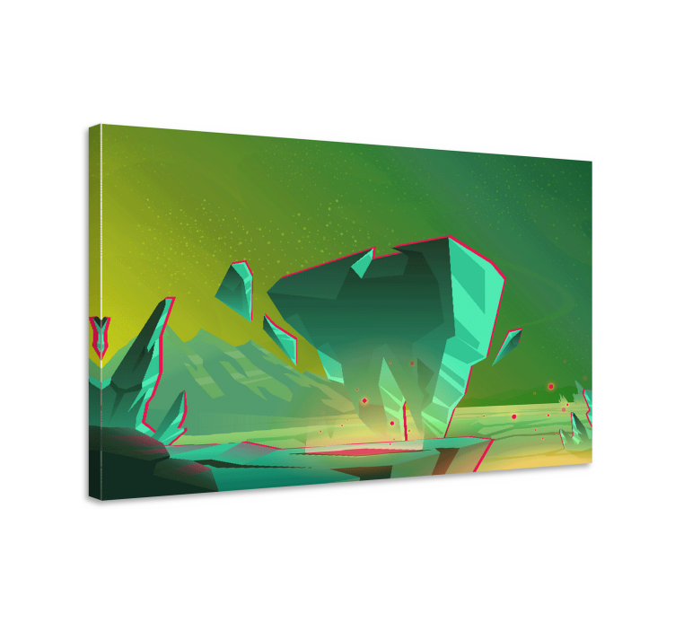 현대 회화 기하학적 풍경 요소 - TenStickers