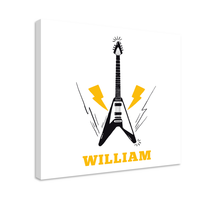 음악 스타일 차트 전기 기타 영감 - TenStickers