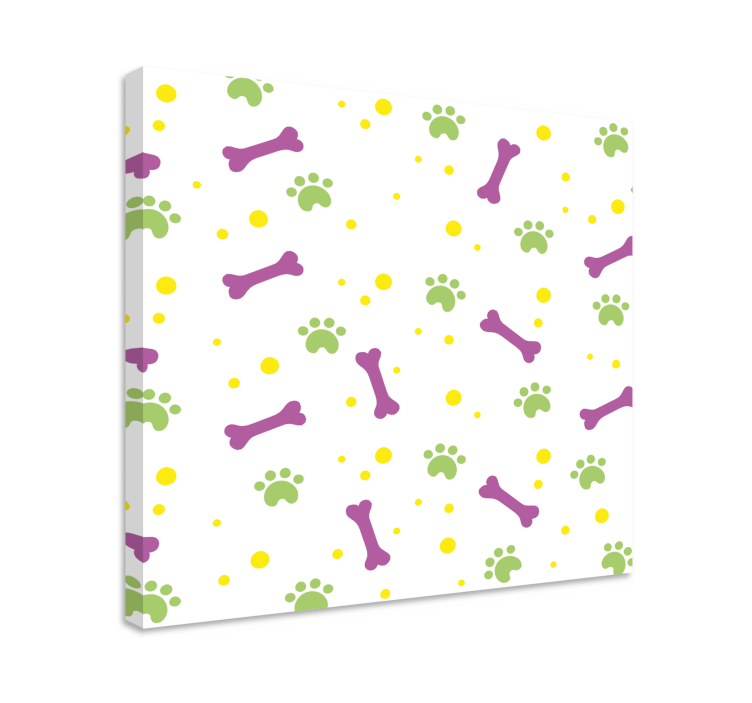 강아지와 함께 찍은 사진 생생한 발자국 인쇄 - TenStickers