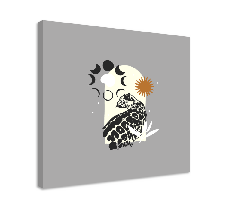 코끼리가 있는 그림 재규어와 천체 요소 - TenStickers