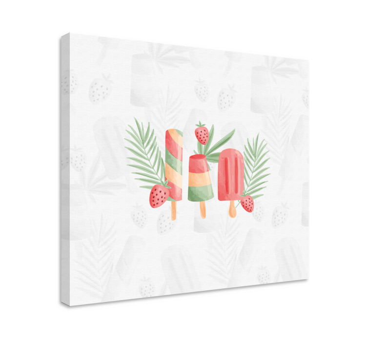 과일이 있는 그림 냉동 과일 간식 - TenStickers