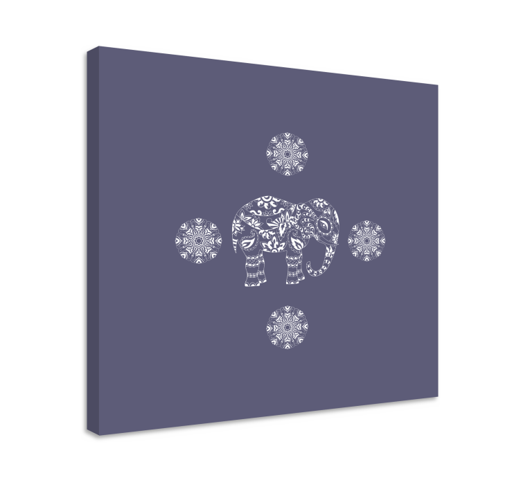 코끼리가 있는 그림 장식용 코끼리 모티프 - TenStickers