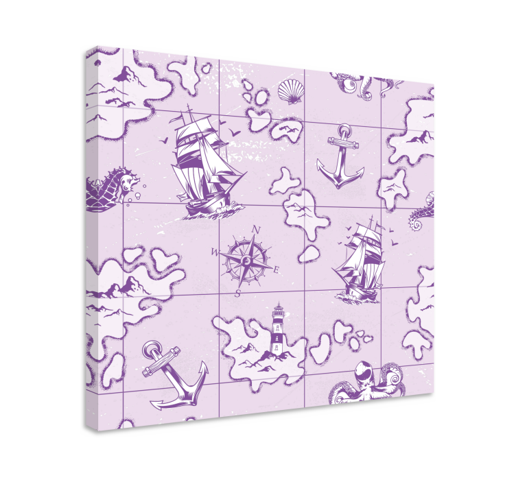 박스 선박 빈티지 항해용 나침반 - TenStickers