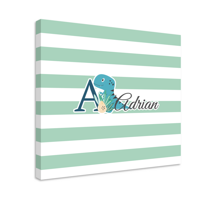 공룡이 있는 그림 아드리안의 장난꾸러기 공룡 - TenStickers