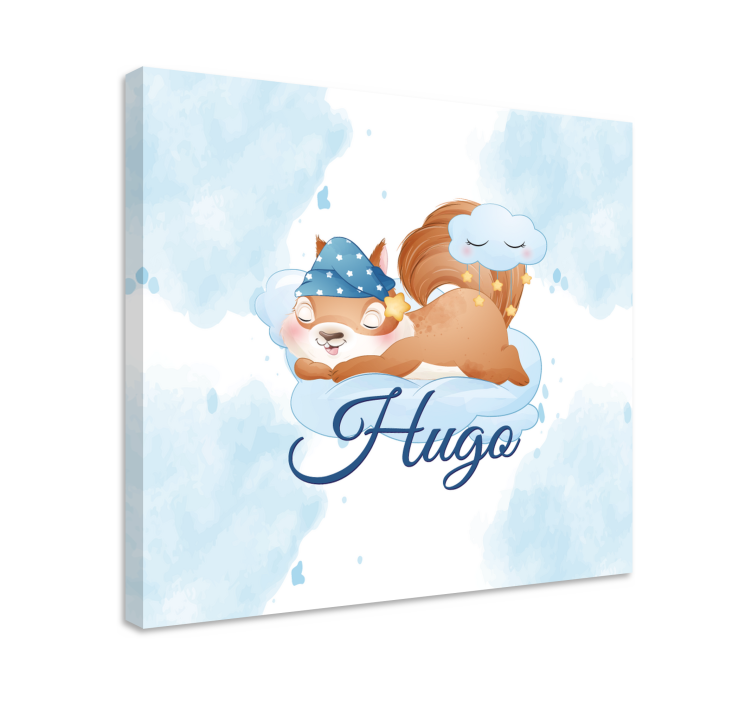 동물이 있는 블라인드 귀여운 꿈꾸는 다람쥐 - TenStickers