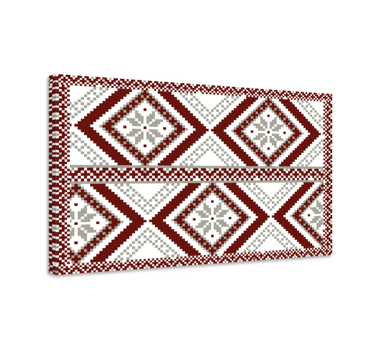 현대 회화 기하학적 다이아몬드 컨셉 - TenStickers