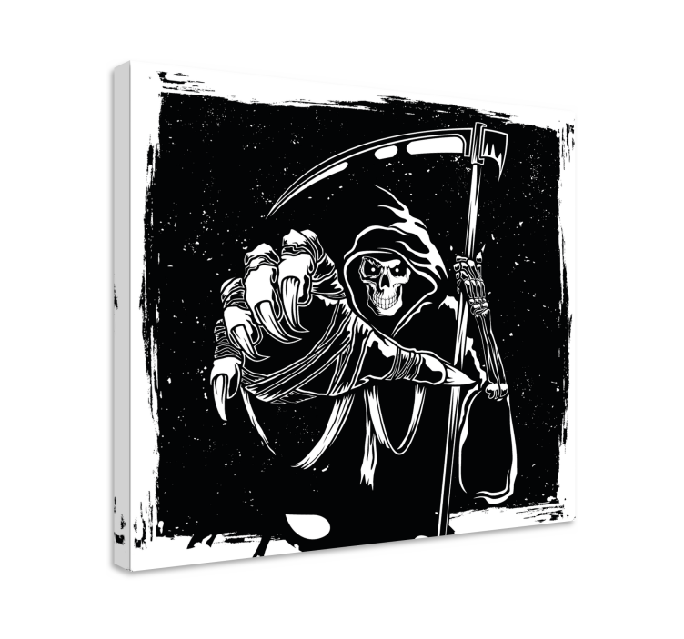 캐릭터가 있는 사진 저승사자가 손가락으로 가리키는 모습 - TenStickers