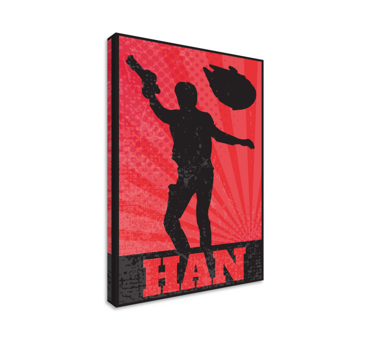 디자인 영화 캐릭터 캔버스 프린트 - TenStickers